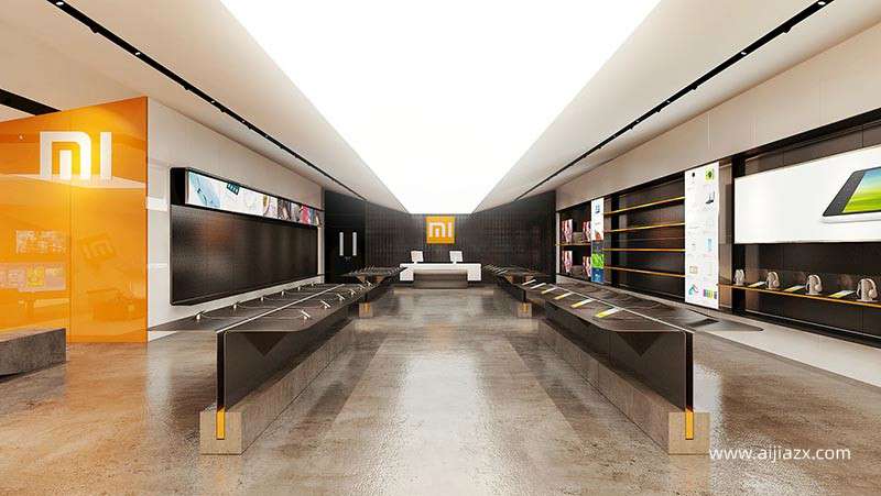 鄭州小米手機(jī)店設(shè)計(jì)，小米手機(jī)店裝修設(shè)計(jì)特點(diǎn)