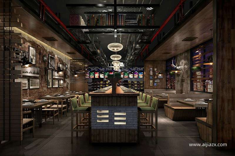 火鍋店裝修設計方案，一套完整的火鍋店設計方案