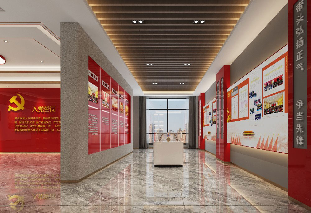 鄭州黨建展廳設(shè)計方案：傳承紅色精神，展現(xiàn)時代風(fēng)采